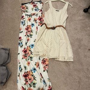 Spring / summer dress lot- floral and crochet